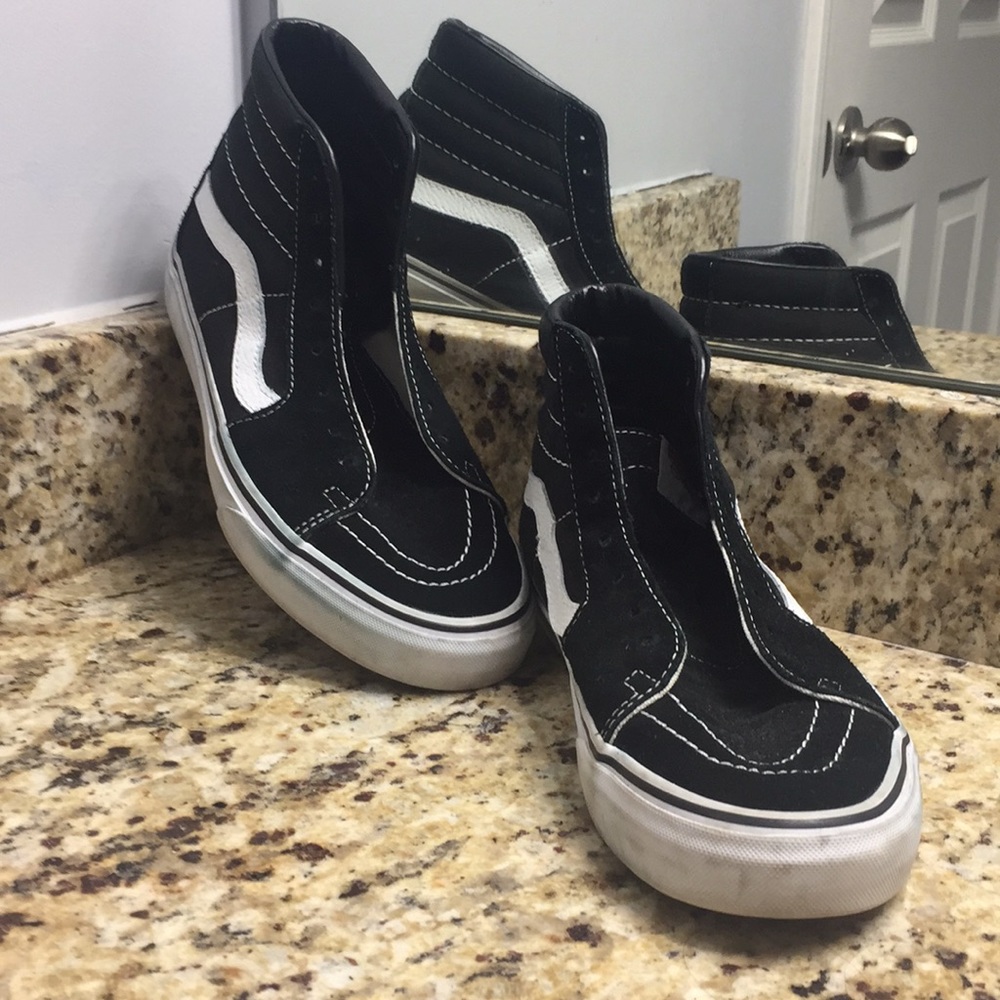 Black & White Hitop Vans
